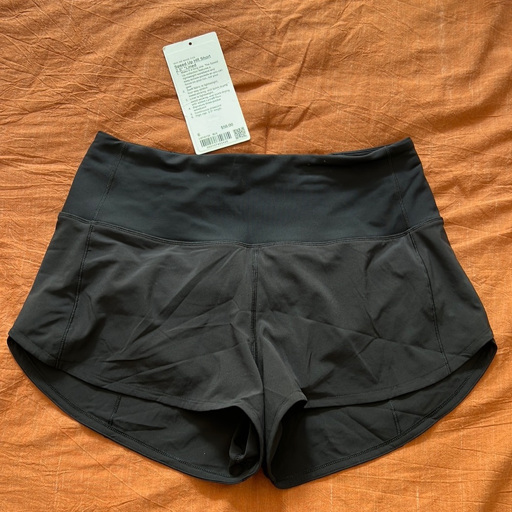 NWT Lululemon Speed Up HR Short 2.5” Lined Shorts